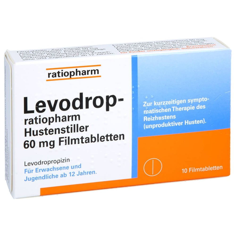 Levodrop-ratiopharm Hustenstiller 60 mg