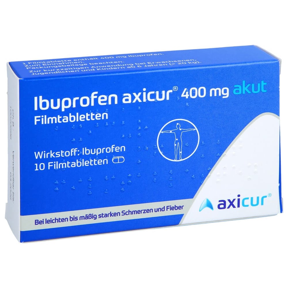 Ibuprofen axicur 400 mg akut