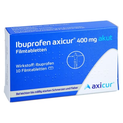 Ibuprofen axicur 400 mg akut