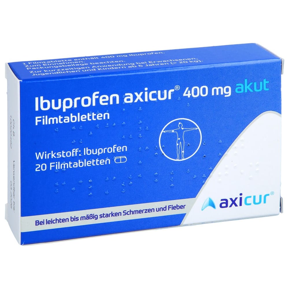 Ibuprofen axicur 400 mg akut