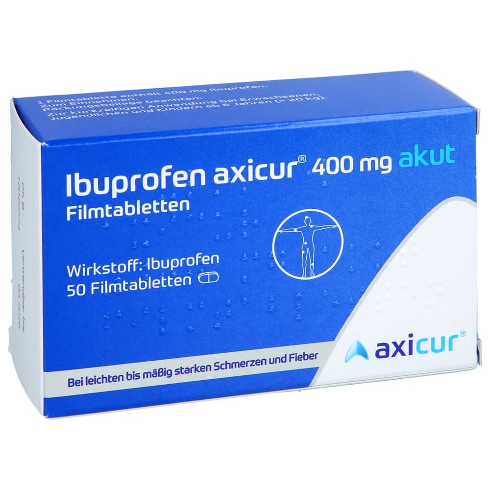 Ibuprofen axicur 400 mg akut