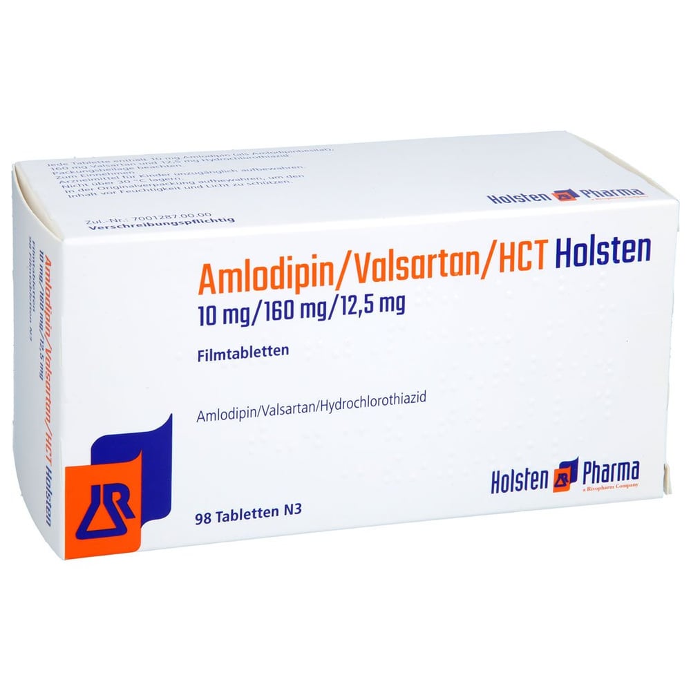 Amlodipin/Valsartan/HCT Holsten 10 mg/160 mg/12,5 mg