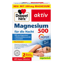 Doppelherz Magnesium 500 für die Nacht