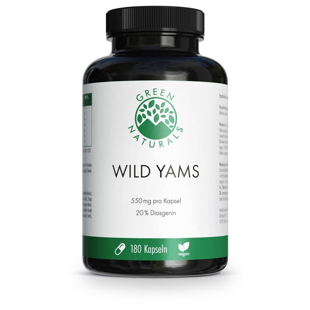 Green Naturals Wild Yam hochdosiert vegan Kapseln