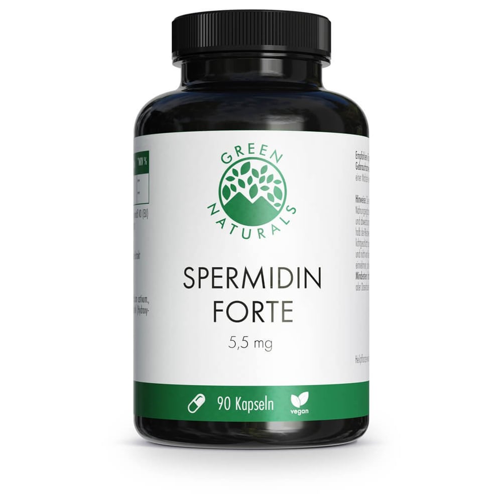 Green Naturals Spermidin Forte 5,5 mg vegan Kaps.