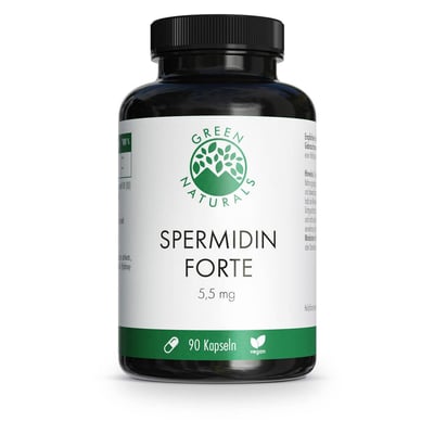 Green Naturals Spermidin Forte 5,5 mg vegan Kaps.