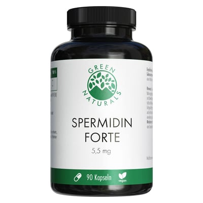 Green Naturals Spermidin Forte 5,5 mg vegan Kapseln Produktbild 1
