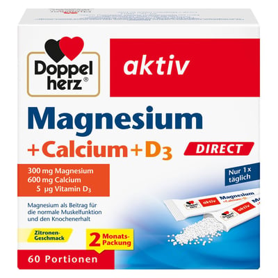 Doppelherz Magnesium + Calcium + D3 direct