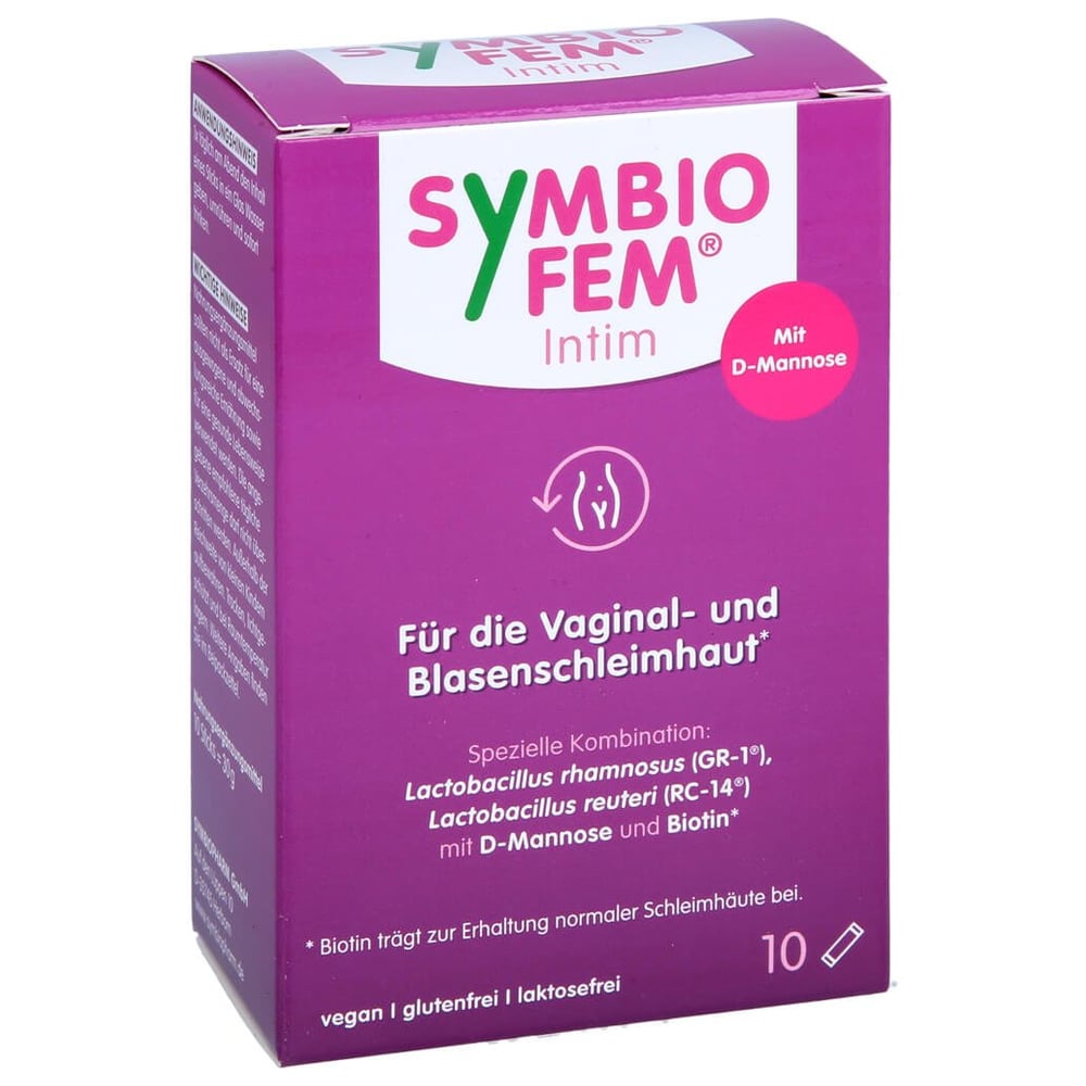 Symbiofem Intim Milchsäurebakterien mit D-Mannose