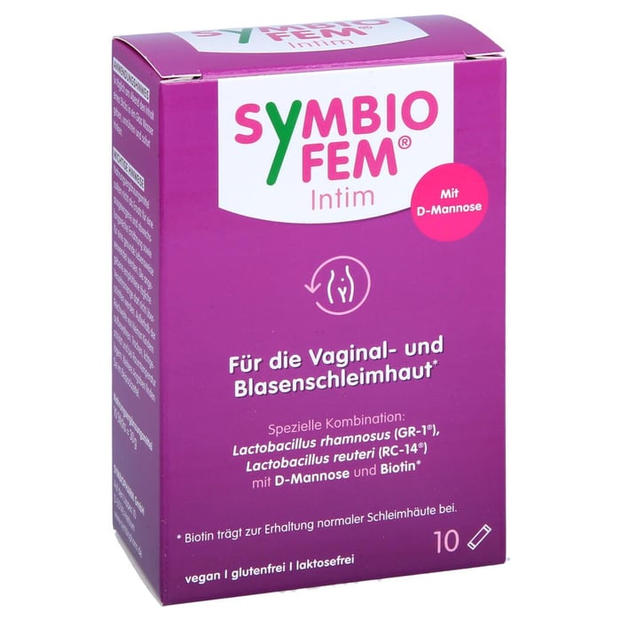 Symbiofem Intim Milchsäurebakterien mit D-Mannose