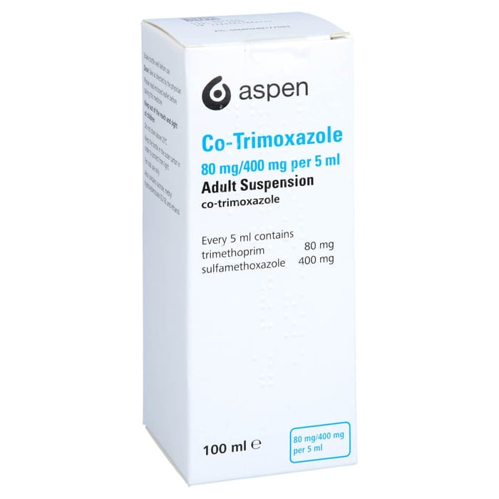 Co-Trimoxazole 80mg/400mg per 5ml Adult Susp.UK