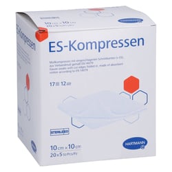 ES-Kompressen steril 10x10 cm 12fach Großpackung