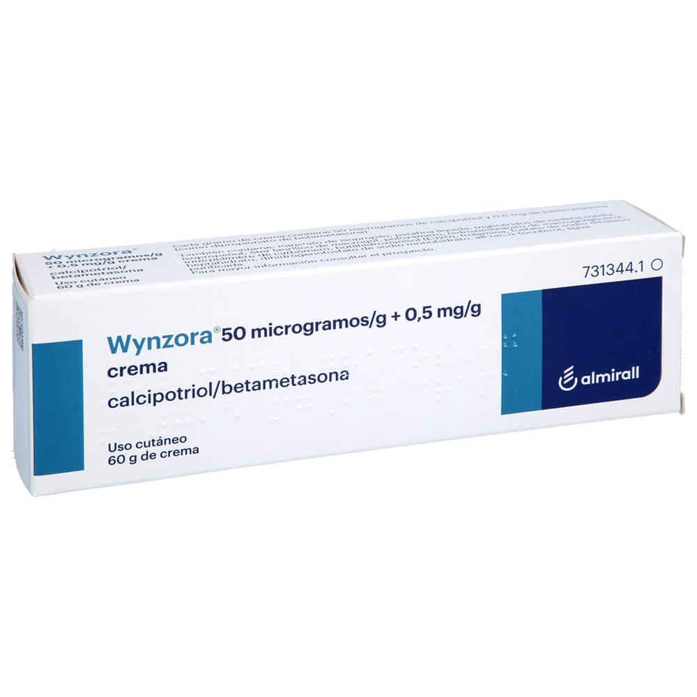 Wynzora 50 Mikrogramm/g + 0.5 mg/g Creme