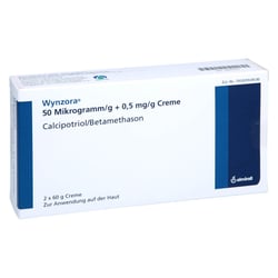 Wynzora 50 Mikrogramm/g + 0.5 mg/g Creme