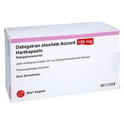 Dabigatran etexilate Accord 150 mg