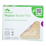 Mepilex Border Flex Schaumverband haftend 7,5x7,5 cm Avitamed Produktbild 2