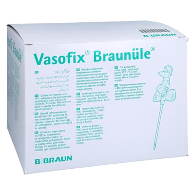 Vasofix Braunüle 22 G 25 mm blau Produktbild 1