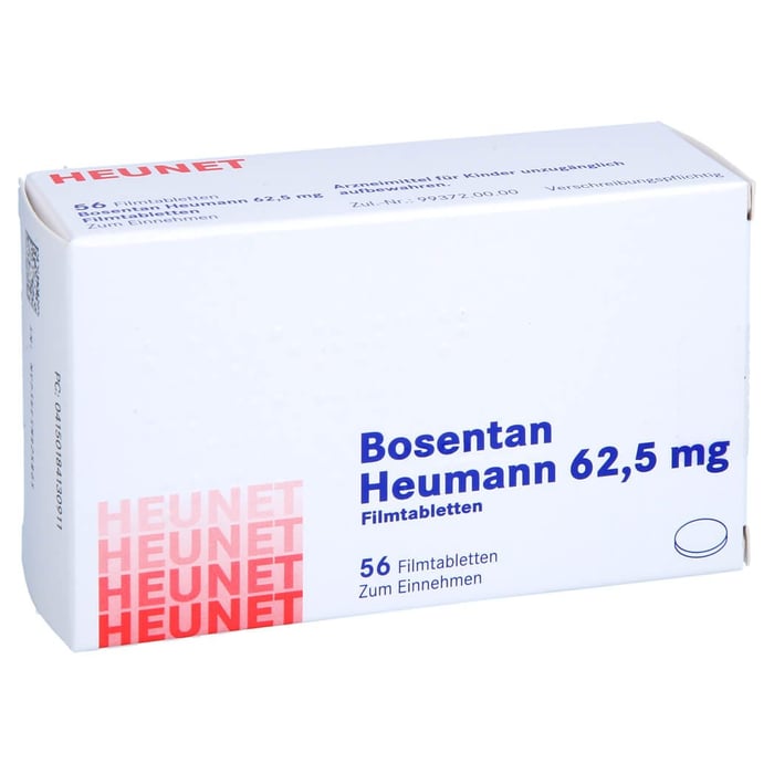 Bosentan Heumann 62.5 mg Filmtabletten Heunet