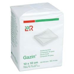 Gazin Mullkompressen 10x10 cm unsteril 8fach OP
