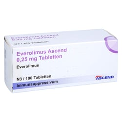 Everolimus Ascend 0,25 mg