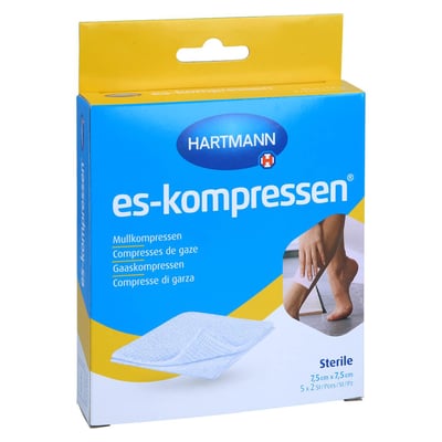 ES-Kompressen steril 7,5x7,5 cm 8fach EurimPharm