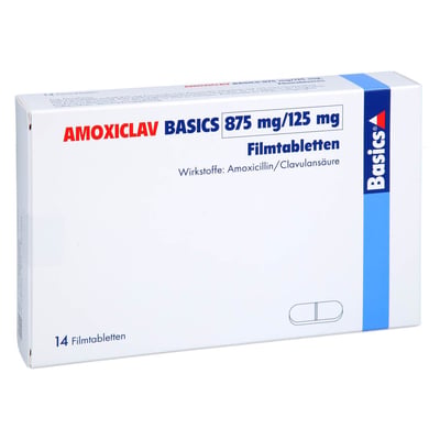 Amoxiclav Basics 875mg/125mg