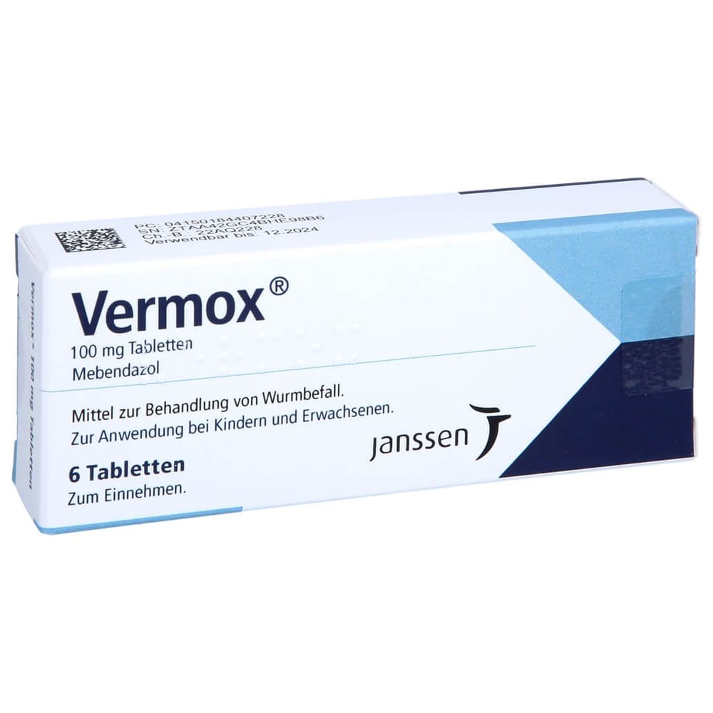 Vermox 100mg Tabletten