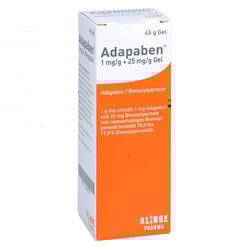 Adapaben 1 mg/g + 25 mg/g