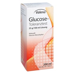 GLUCOSE-Toleranztest 25 g/100 ml Lösung