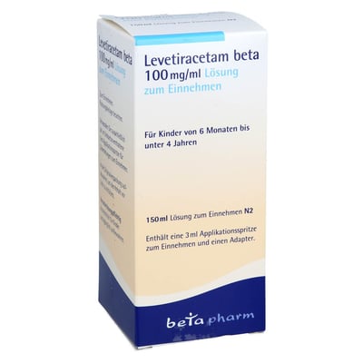 Levetiracetam beta 100 mg/ml 3 ml Dosierspritze