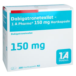 Dabigatranetexilat - 1 A Pharma 150 mg Hartkapseln