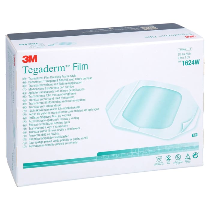 Tegaderm 3m Fi 6x7 1624w
