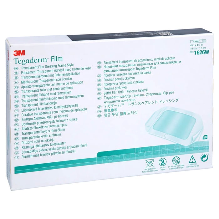 Tegaderm 3m Fi 10x12 1626w