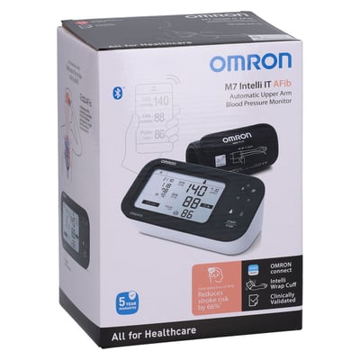 OMRON M7 Intelli IT AFib Oberarm Blutdruckmessger.