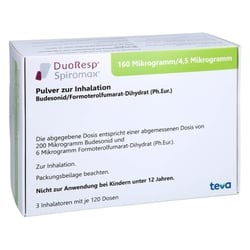 DuoResp Spiromax 160 Mikrogramm/4,5 Mikrogramm/Dosis