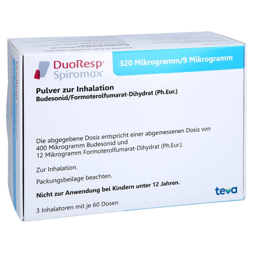 DuoResp Spiromax 320 Mikrogramm/9 Mikrogramm/Dosis