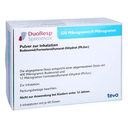 DuoResp Spiromax 320 Mikrogramm/9 Mikrogramm/Dosis