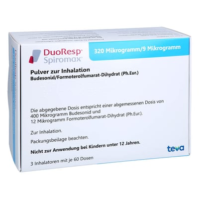 DuoResp Spiromax 320 Mikrogramm/9 Mikrogramm/Dosis