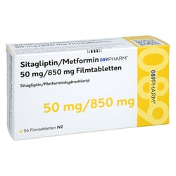 Sitagliptin/Metformin 089PHARM 50 mg/850 mg