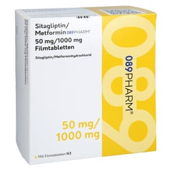 Sitagliptin/Metformin 089PHARM 50 mg/1000 mg