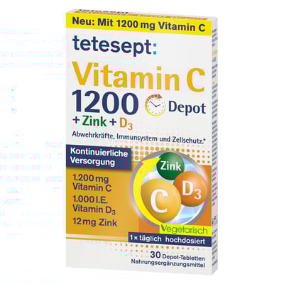 Tetesept Vit C1200+zink+d3