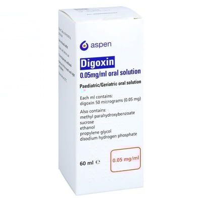 Digoxin 0.05mg/ml oral solution UK