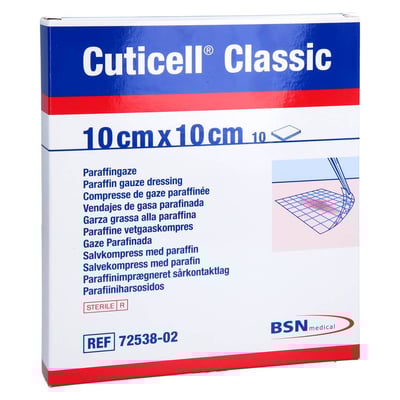 Cuticell Classic Wundgaze 10x10 cm B2B Medical