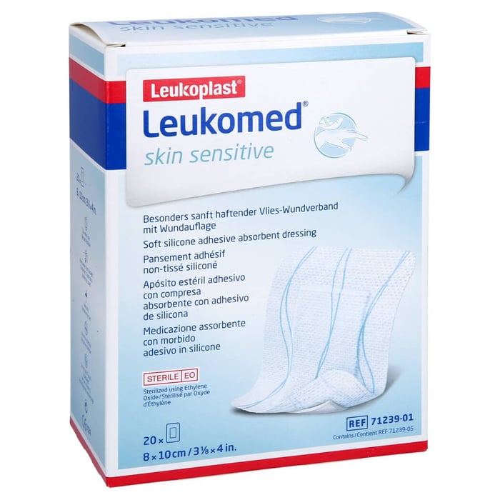 Leukomed skin sensitive steril 8x10 cm