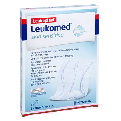 Leukomed skin sensitive steril 8x10 cm