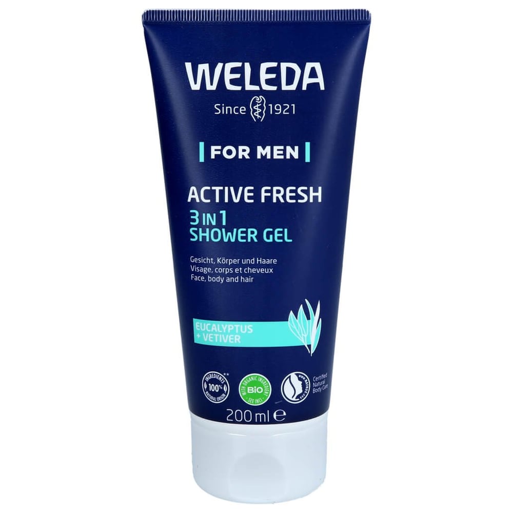 Weleda for Men Active Fresh 3in1 Shower Gel