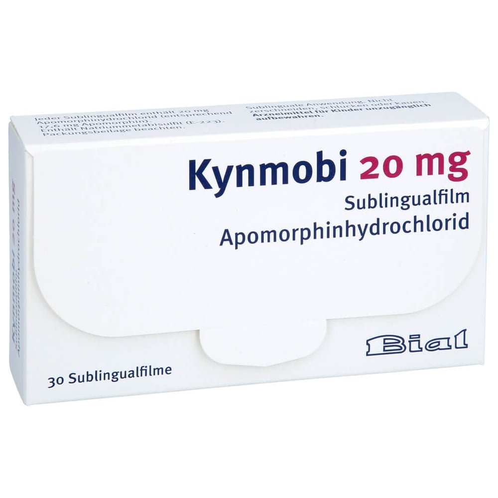Kynmobi 20 mg Sublingualfilm