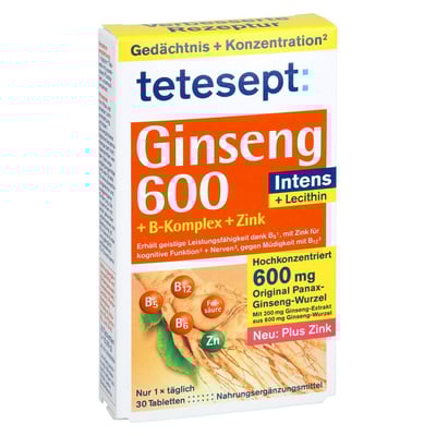 TETESEPT Ginseng 600 Filmtabletten