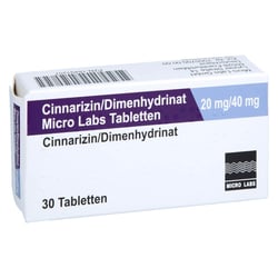 CINNARIZIN/Dimenhydrinat Micro Labs 20/40 mg Tabletten