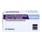 CINNARIZIN/Dimenhydrinat Micro Labs 20/40 mg Tabletten Produktbild 2